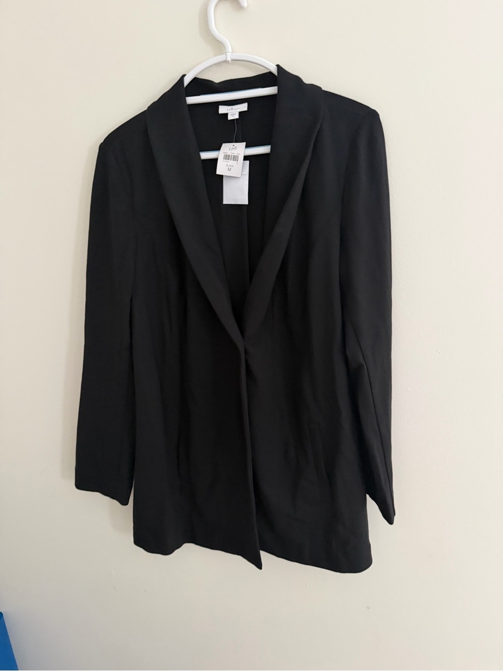 J jill Black Women's Blazer Jacket - Size M